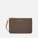 MICHAEL MICHAEL KORS Women's Large Double Pouch Cross Body Bag - Brown
