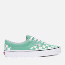 Vans Women's Checkerboard Era Trainers - Neptune Green/True White
