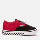 Vans Toddlers' Logo Pop Authentic Trainers - Black/True White