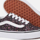 Vans Kids' Glitter Stars Old Skool Trainers - Black/True White