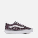 Vans Kids' Glitter Stars Old Skool Trainers - Black/True White