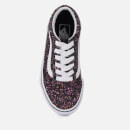 Vans Kids' Glitter Stars Old Skool Trainers - Black/True White