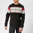 Superdry Sport Men's Gym Tech Cut Crew Neck Sweatshirt - Black-City