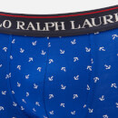 Polo Ralph Lauren Men's 3 Pack Classic Trunk Boxer Shorts - Cruise Navy/Red/Sapphire Star