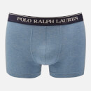 Polo Ralph Lauren Men's 3 Pack Classic Trunk Boxer Shorts - Cruise Navy/Delta Blue/Harbour Pink