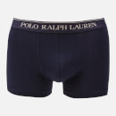 Polo Ralph Lauren Men's 3 Pack Classic Trunk Boxer Shorts - Cruise Navy/Delta Blue/Harbour Pink