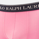 Polo Ralph Lauren Men's 3 Pack Classic Trunk Boxer Shorts - Cruise Navy/Delta Blue/Harbour Pink