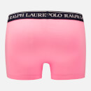 Polo Ralph Lauren Men's 3 Pack Classic Trunk Boxer Shorts - Cruise Navy/Delta Blue/Harbour Pink