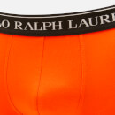 Polo Ralph Lauren Men's 3 Pack Classic Trunk Boxer Shorts - Black/Spanish Olive/Orange