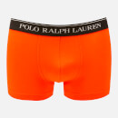 Polo Ralph Lauren Men's 3 Pack Classic Trunk Boxer Shorts - Black/Spanish Olive/Orange