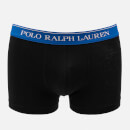 Polo Ralph Lauren Men's 3 Pack Classic Trunk Boxer Shorts - Black