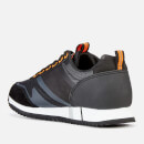 Superdry Men's Ferro Runner Style Trainers - Black/Hazard Orange/Dark Grey