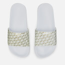 Superdry Women's Repeat Jelly Pool Slide Sandals - Optic White/Gold