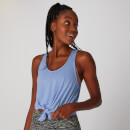 Myprotein Tie Front Crop Vest - Vista Blue - XS