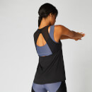 Metallic Vest — Svart - XS