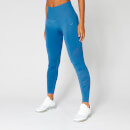 Bezszwowe Legginsy Shape — Niebieskie - S