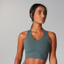 Power Longline Sports Bra - Grå