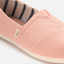 TOMS Women's Alpargata Slip-On Pumps - Coral Pink