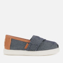 TOMS Toddlers' Alpargata Vegan Slip-On Pumps - Heavy Denim