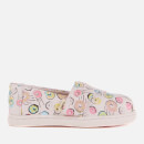 TOMS Toddlers' Alpargata Vegan Slip-On Pumps - Pink Donuts