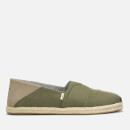 TOMS Men's Alpargata Slip-On Pumps - Lichen Green