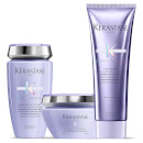 Kérastase Blond Absolu Ultra Violet Shampoo, Masque and Conditioner Trio