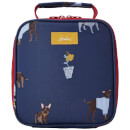 Joules Dog Print Picnic Lunch Bag - Blue
