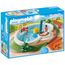 Playmobil Family Fun Swimming Pool with Functioning Shower and Floating Raft (9422)
