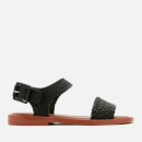 Melissa Women's Salinas Mar Braid Double Strap Sandals - Black