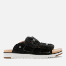 UGG Women's Fluff Indio Double Strap Sandals - Black