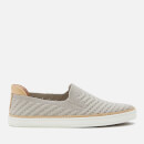 UGG Women's Sammy Chevron Metallic Slip-On Trainers - Oyster