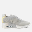 Ash Women's Lucky Knit Runner Style Trainers - Pearl