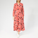 Whistles Women's Confetti Floral Print Midi Dress - Red/Multi