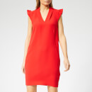 Whistles Women's Safia Crepe Dress - Red