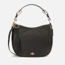 Coach Women's Leather Sutton Hobo Bag - Black