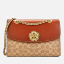 Coach Women's Colorblock Signature Parker Shoulder Bag - Rust