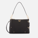 Coach Women's Mixed Leather Dreamer Shoulder Bag - Black
