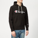 Champion Men's Script Overhead Hoodie - Black