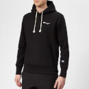 Champion Men's Small Logo Hooded Sweatshirt - Black