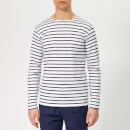 Armor Lux Men's Mariniere Plozevet Top - Blanc/Navire
