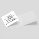 I'm Just As Confused As You Are About Why We're Together Square Greetings Card (14.8cm x 14.8cm)