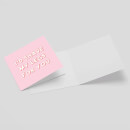 I'd Shave My Legs For You Square Greetings Card (14.8cm x 14.8cm)