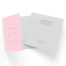 I'd Shave My Legs For You Square Greetings Card (14.8cm x 14.8cm)