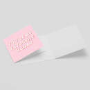 You're My Favourite Human Square Greetings Card (14.8cm x 14.8cm)