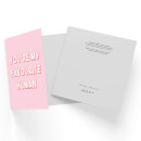 You're My Favourite Human Square Greetings Card (14.8cm x 14.8cm)