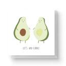Let's Avo-Cuddle Square Greetings Card (14.8cm x 14.8cm)