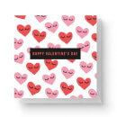 Happy Valentine's Day Square Greetings Card (14.8cm x 14.8cm)