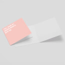 I Will Share My Chicken Nuggets With You Square Greetings Card (14.8cm x 14.8cm)