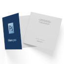 PS I Love You Square Greetings Card (14.8cm x 14.8cm)