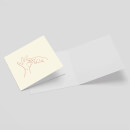 Sexy Hand Gesture Square Greetings Card (14.8cm x 14.8cm)